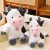 Fluffy Animals Cow Toys Simulation Cow Plush Toy Sleeping Pillow Cow Stuffed Plush Doll  Home Decor