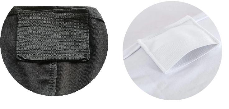 Black Elastic Tablecloth For Round Tables 180Cm Diameter