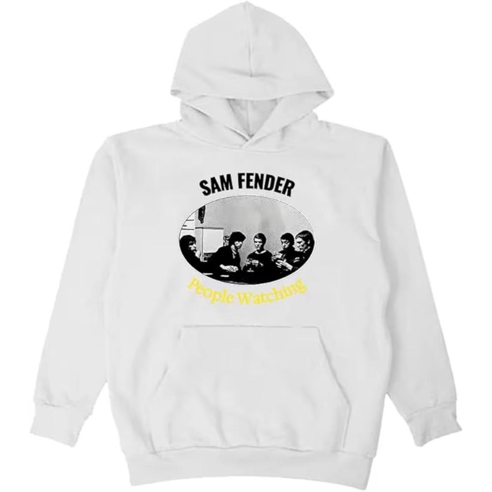 Unisex Sam Fender People Watching Hoodie Long Sleeve Streetwear Women Men Hooded Sweatshirt Fashion Clothes