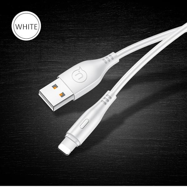 Usams Kabel U18 Lightning 2A Fast Charge1M Biały/White Sj266Usb02 (Us-Sj266)