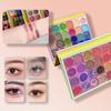 LEKE YIEES 78-цветные бумажные тени для век, ежедневный водостойкий макияжный диск для косплея