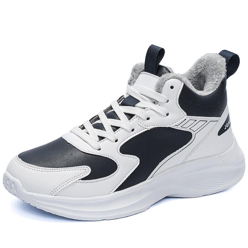Зимние вельветовые утепленные кожаные повседневные спортивные туфли большого размера, легкие, теплые и холодостойкие туфли для бега