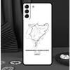 Чехол для телефона Samsung Galaxy S20 FE S21 S22 S23 Ultra S8 S9 S10 Plus Note 10 20 Ultra с дизайном 'Мотоспорт Нюрбургринг Формула-1'