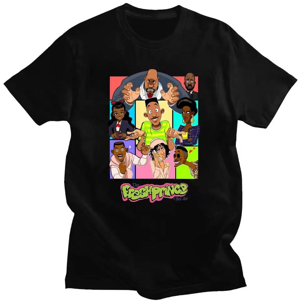 New Arrival Awesome The Fresh Prince of Bel Air Tshirts Cotton Nice Homme Clothes Fashion Tee Unisexs Brand 80189