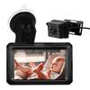 Baby Car Mirror 1080P Baby Camera with 4.3 IPS Screen Night Vision Adjustable Wide View Angle for Infants Kids Pets