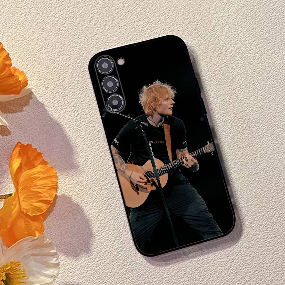 Чехол для телефона Ed Sheeran Горячий певец Черный Силикон Мягкий Для Samsung Galaxy A73,A72,A71,A70,A53,A52,A51