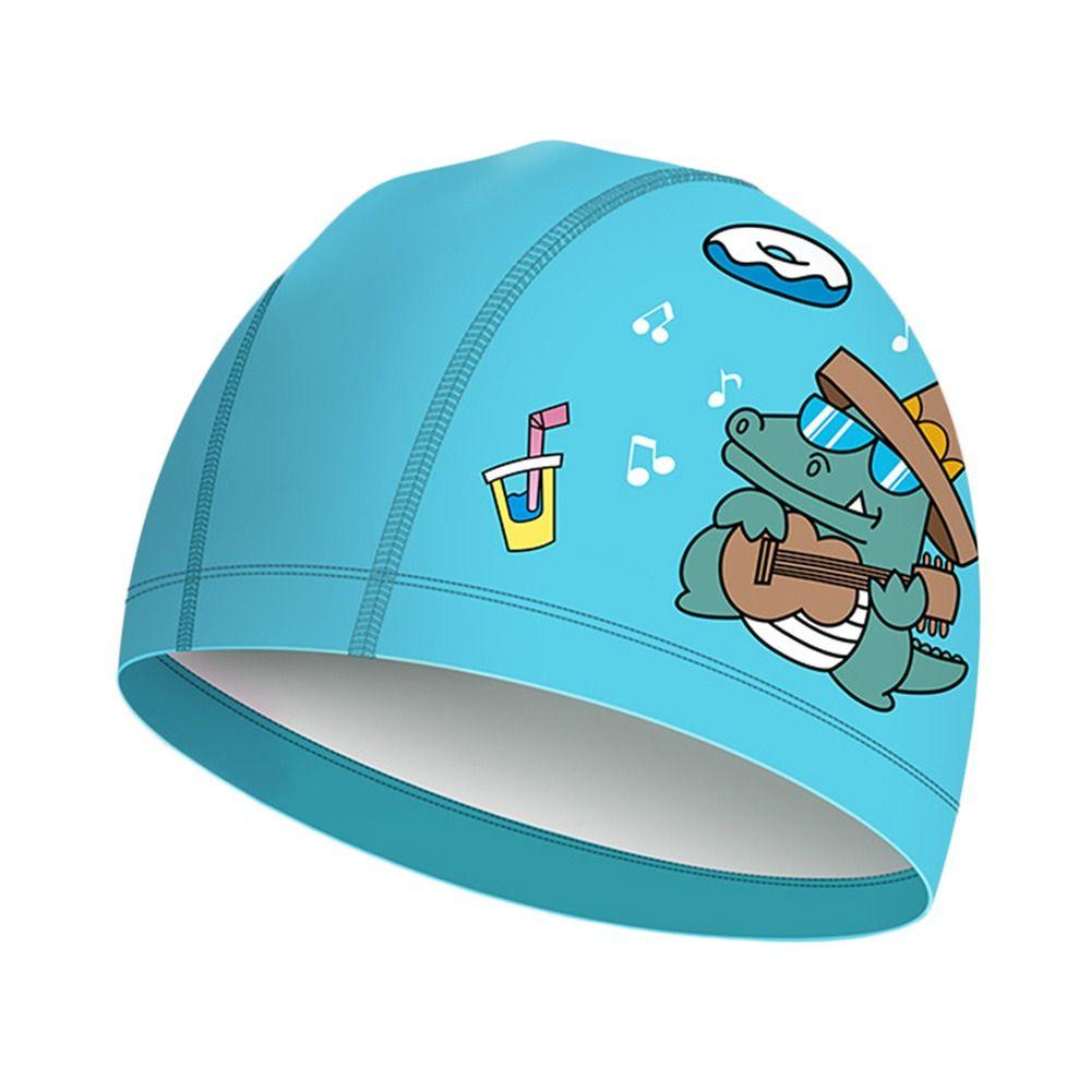 Свободный размер Спортивные аксессуары Детские шапочки для плавания Шапочки для купания в бассейне Шапочки для плавания Эластичный тюрбан из искусственной кожи