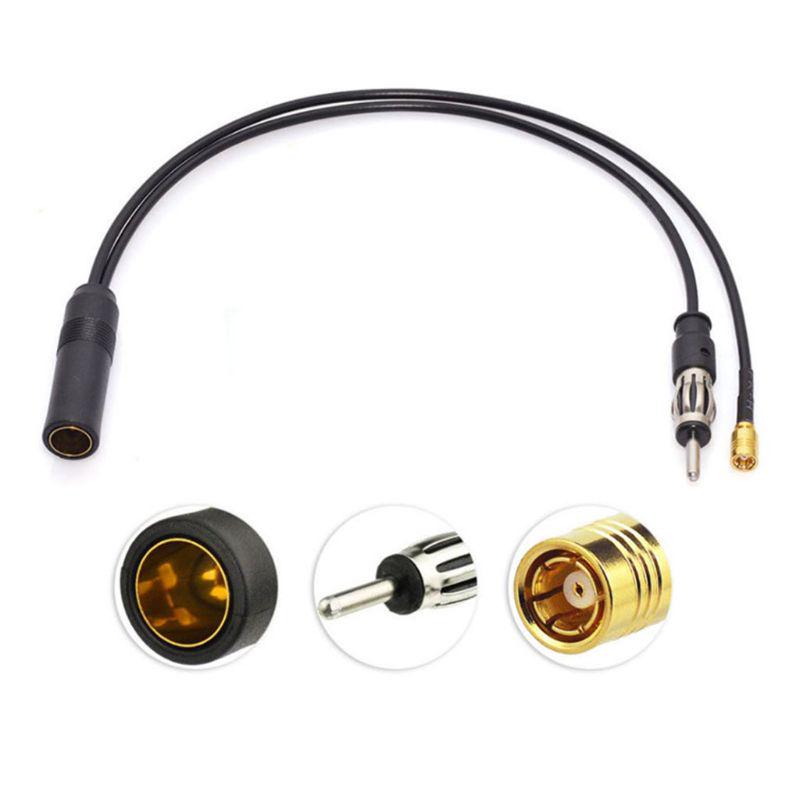 Антенный кабель для DAB SMB SMA Активная цифровая автомобильная антенна для радио ТВ приемника Автомобильная антенна Сильный стабильный сигнал