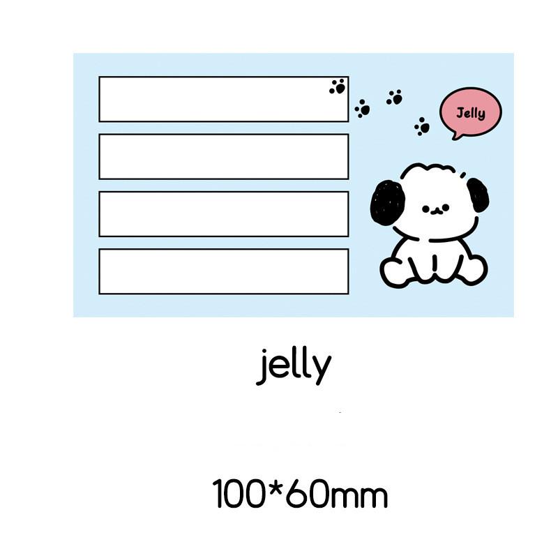 100 Sheets/pc Cartoon Memo Pad Sticky Note To Do List Check List Planner Notepad for Staff Students Stationery Journaling
