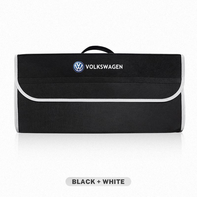 For VW Volkswagen Jetta MK5 Golf Car Logo Large Space Foldable Storage Box Car Trunk Travel Bag For Volkswagen VW RLine R Golf A