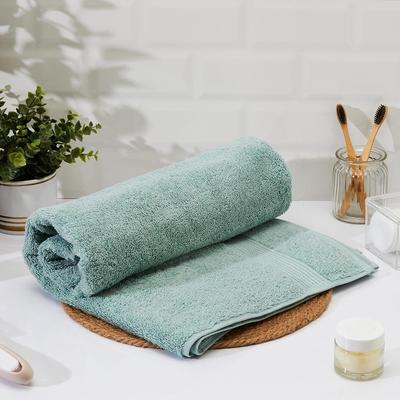 Хлопковое банное полотенце | 500 г/м² | Устойчивое к выцветанию | Аквамариновый