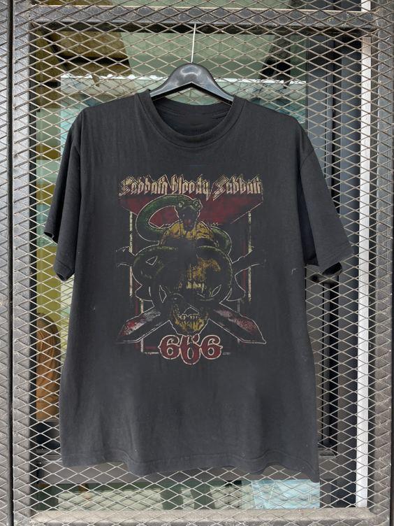 Black Sabbath SABBATH BLOODY SABBATH 666 BAND T Shirt Unisex T-Shirt