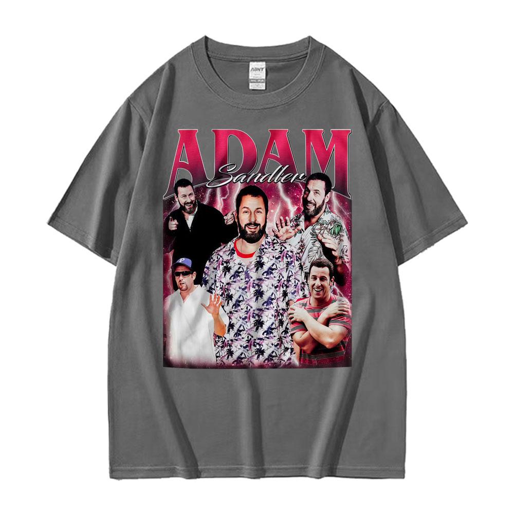 Limited Edition Adam Sandler Retro 90s Style Rap Tshirt Men Women Hiphop Street Y2K Tshirt Casual Oversized Cotton Tshirt