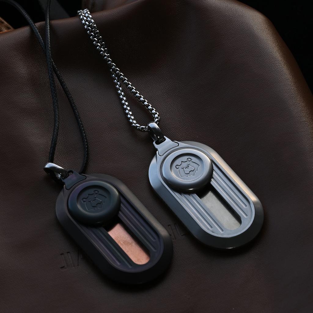 TK EDC Глайдер Ультратонкий Слайдер-Fidget Подвеска-кулон на шею из нержавеющей стали Толкатель Слайдер Игрушка-Fidget для взрослых Портативная Офисная Новинка