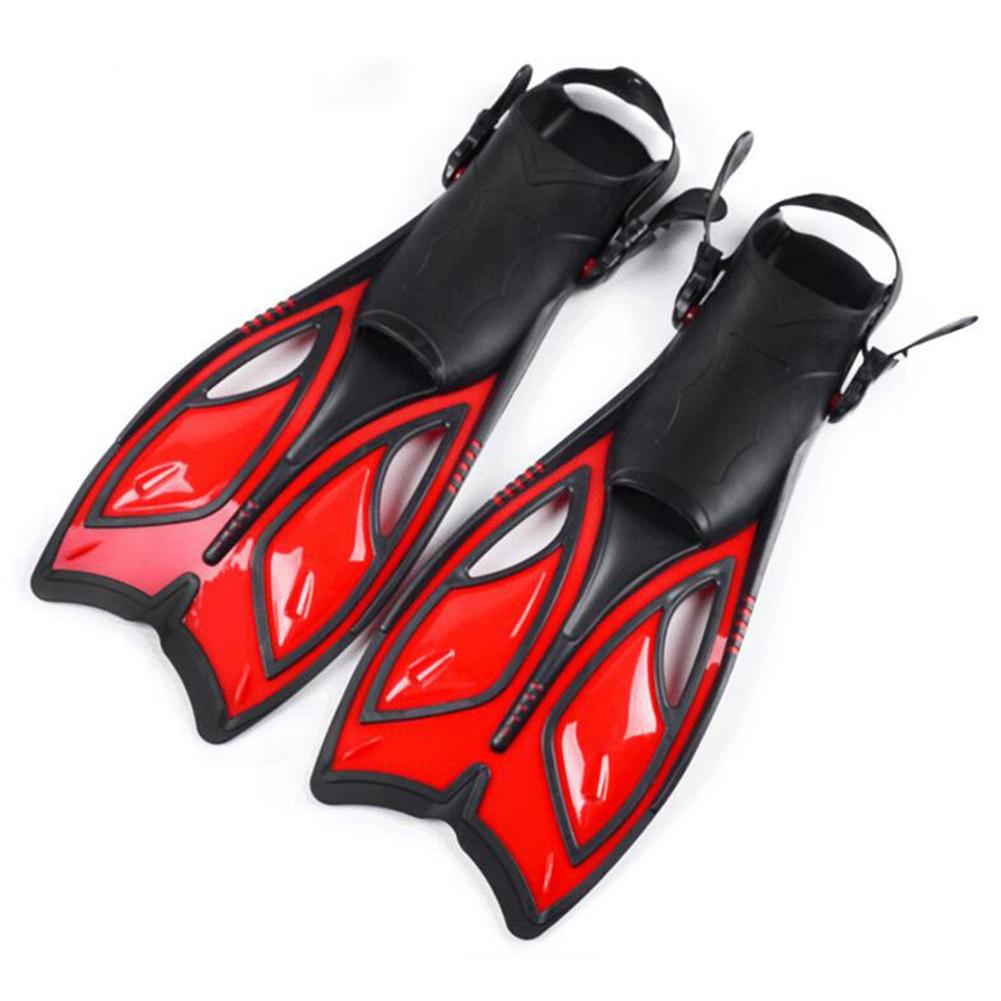 1 Pairs Fashion Unisex Lightweight Scuba Diving Fins Open Heel Snorkel Swim Pool Training Flippers