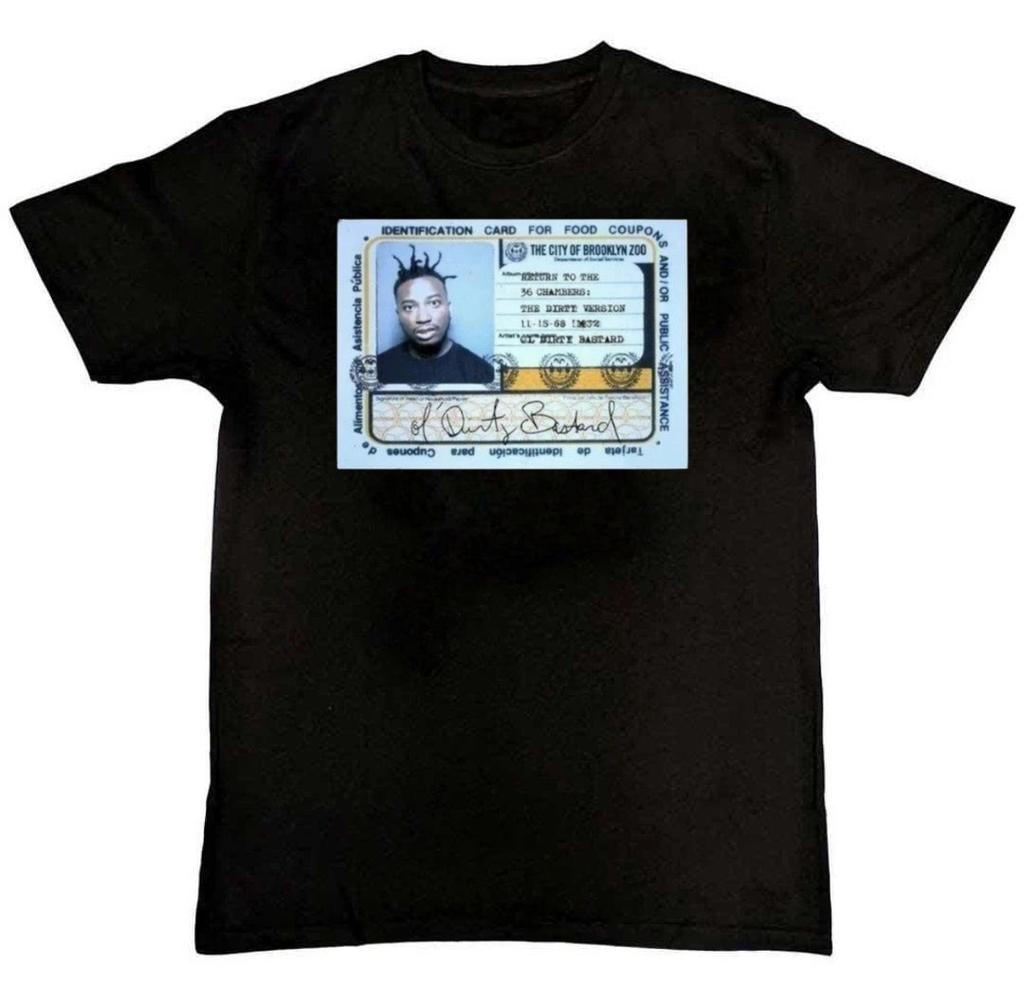 OI Dirty Bastard Food Stamp Card Graphic Mens T-Shirt