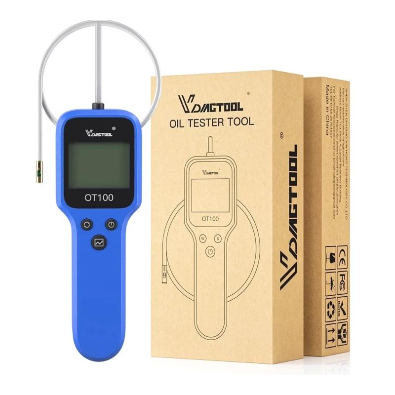 Brake Fluid Tester, HighPrecision Car Brake Fluid Detectors, Fluid/Liquid/Oil Moisture Analyzer for DOT3 DOT4 DOT5.1