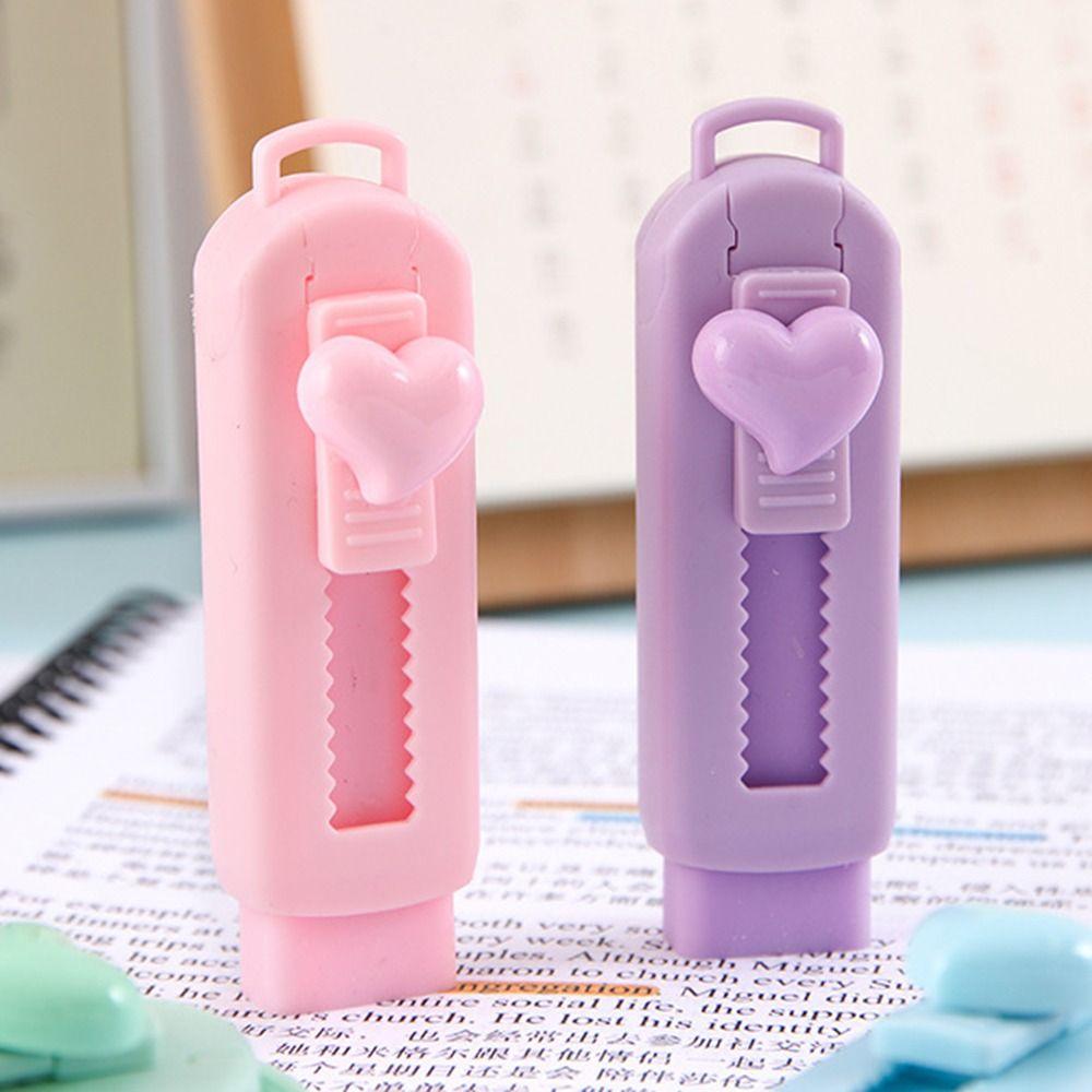 Creative Push-pull Eraser Portable Pencil Rubber Stationery Supply Push Pull Rubber  Students
