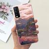 Чехол для Vivo V2027 V2027 Vivo Y11s Y12s Y20i Y20 Чехол для телефона Мягкий Матовый Жидкий Силикон Ударопрочный Бампер Стильный Модный