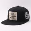 Flat Brim Baseball Cap Hip Hop Style Embroidered Sun Hat Men Women