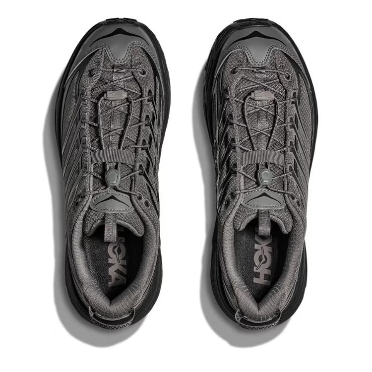 HOKA One One Кроссовки для трейлраннинга Mafate Three 2 Унисекс Серый Черный 1141572-GCRB