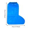 10PCS Blue White Rain Shoe Covers Disposable Plastic Waterproof Rain Shoe Covers Portable Tools Traveling In Rainy Days