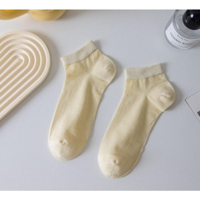 Female Summer Thin Style Breathable Moon Son Boneless Short Tube Cool Feeling Ice Socks