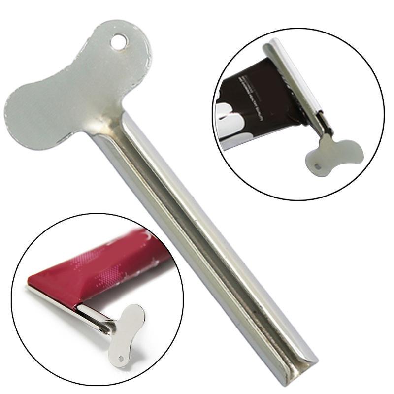 1шт многоразовый выдавливатель зубной пасты из нержавеющей стали многофункциональный инструмент для тюбика крема