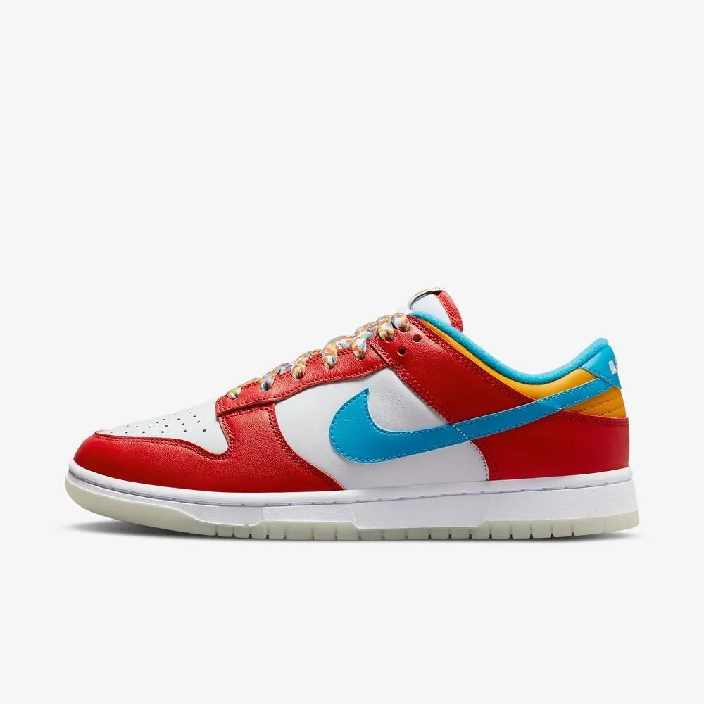 Nike X LeBron James x Fruity Pebbles Dunk Low QS Habanero Red DH8009-600