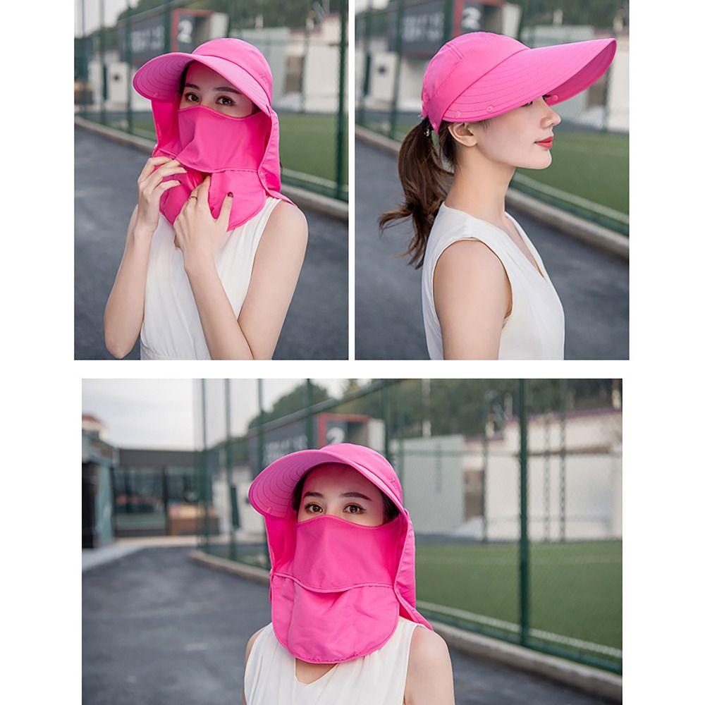 Anti-uv Tea Picking Cap UV Protection Shade Hat Breathable Beach Cap Summer