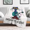 Pete The Cat The singer Its All Good Perfect Throw Blanket Easy Care Comfortable Blanket for Couch