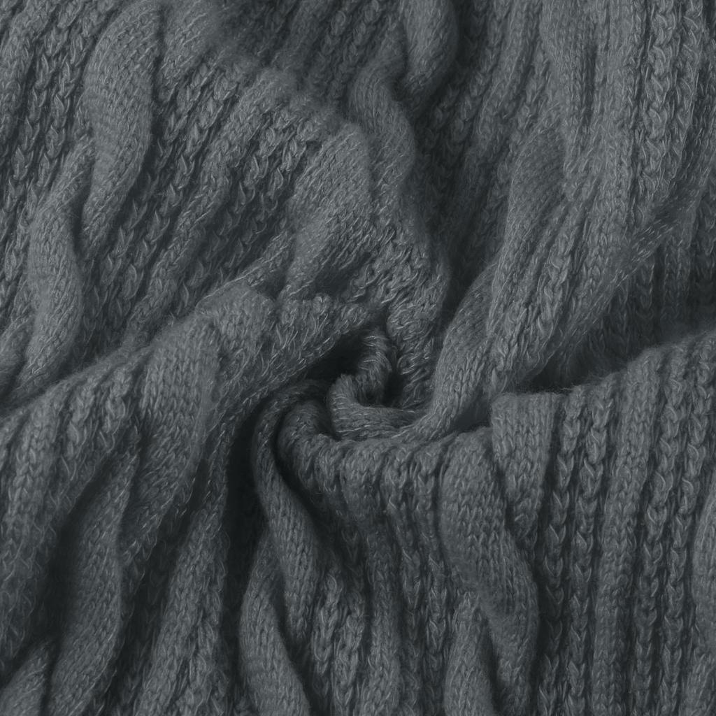 Женский повседневный вязанный кашемировый кардиган на пуговицах с длинным рукавом, толстый теплый кардиган с капюшоном, пальто