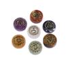 7Pcs/Bag Natural Stone 7Chakras Ornament Decoration Reiki Healing Home Decor Mini Furnishings Jewelry 16x16x6 Mm ARI