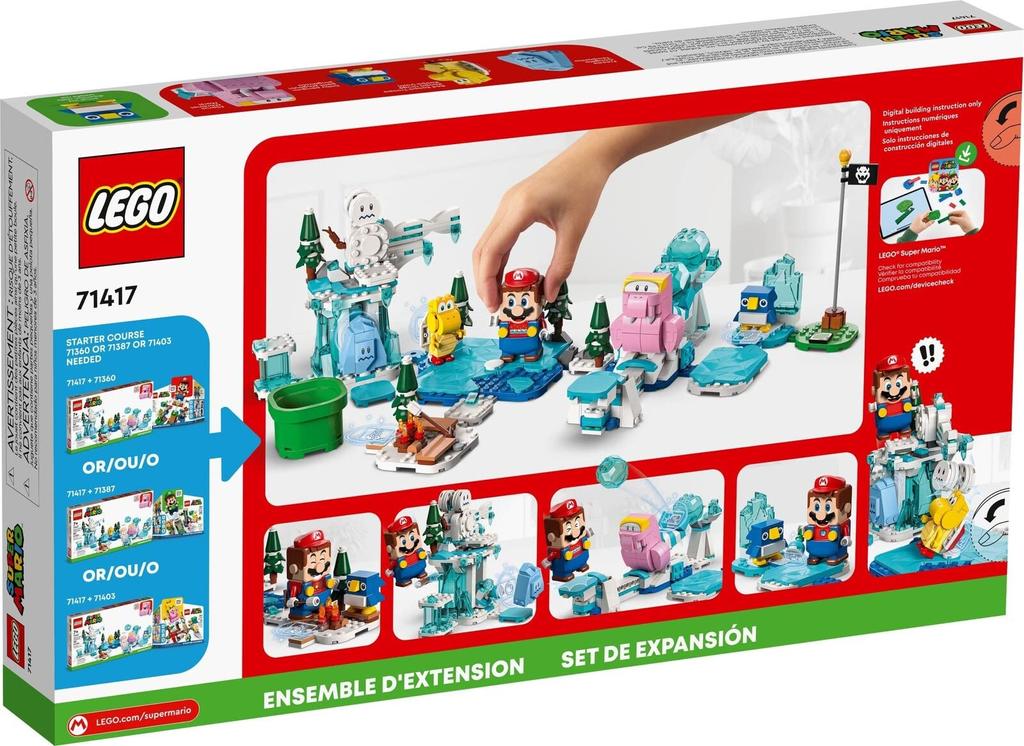 LEGO Super Mario Seidon and Cold Water Challenge 71417 Toy Block Present Adventure Boys Girls 7 Years Old and Over