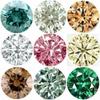 Round Brilliant Cut 5.0mm (0.5 Ct) To 8.0mm (2 Ct) D Color Moissanites Loose Stone Diamond Ring Jewelry Bracelet Material High Quality