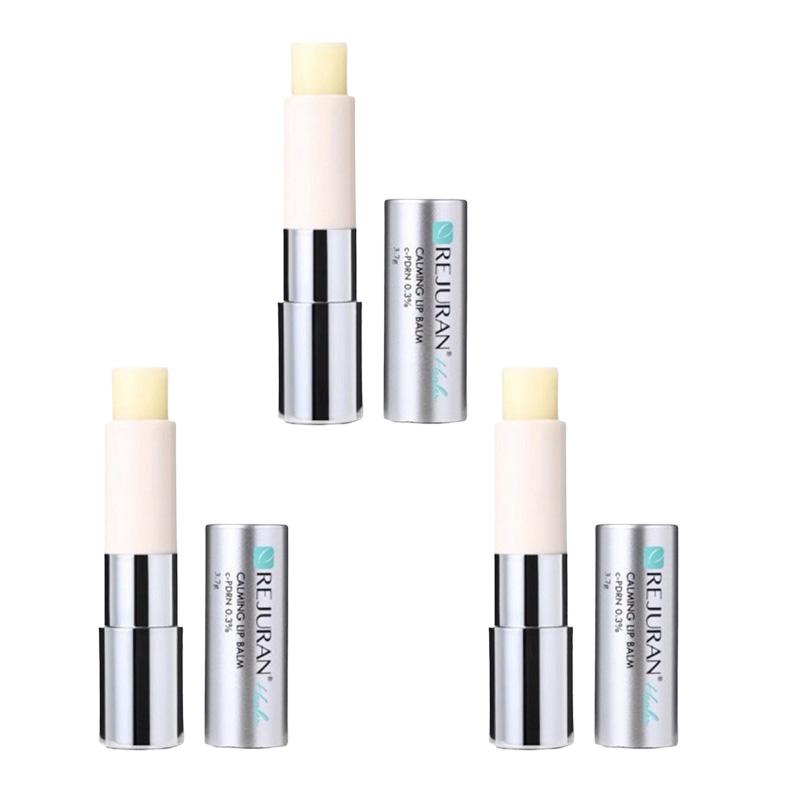 Rejuran Успокаивающий бальзам для губ Healer 3,7 г, c-PDRN и ингредиенты с маслом ши обеспечивают достаточное количество питательных веществ и увлажнения для сухих и потрескавшихся губ.