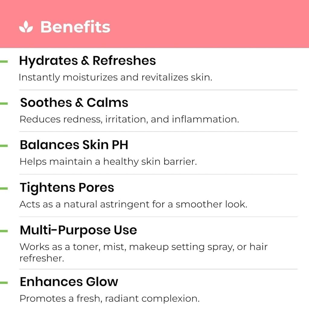 Avimee Herbal Gulabo Premium Rose Water Skin Face and Hair Toner 110 ml