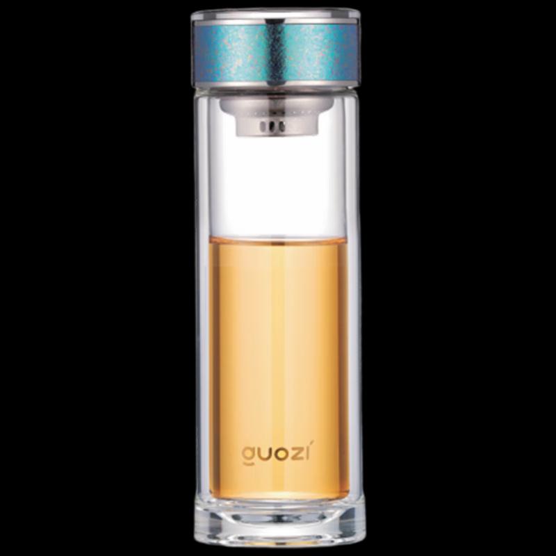 Двухслойный стеклянный стакан Guozi GZ-S81 из боросиликатного стекла, вдохновленный титаном