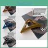 Chic Handmade Abs Material Triangle Hair Claw For Women In Various Elegant Colors