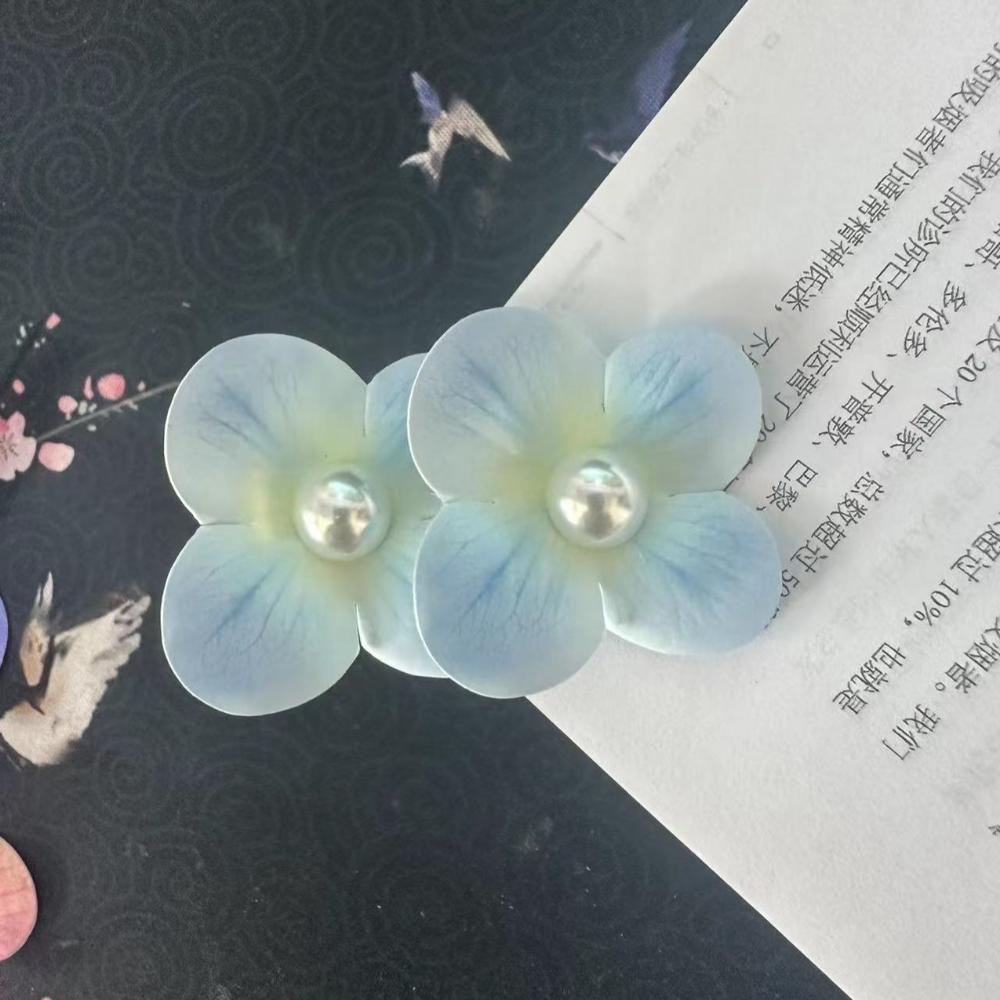 Orchid Flower Flower Hair Clip Pearl Bohemia Headwears New Orchid Hairpin  Girl