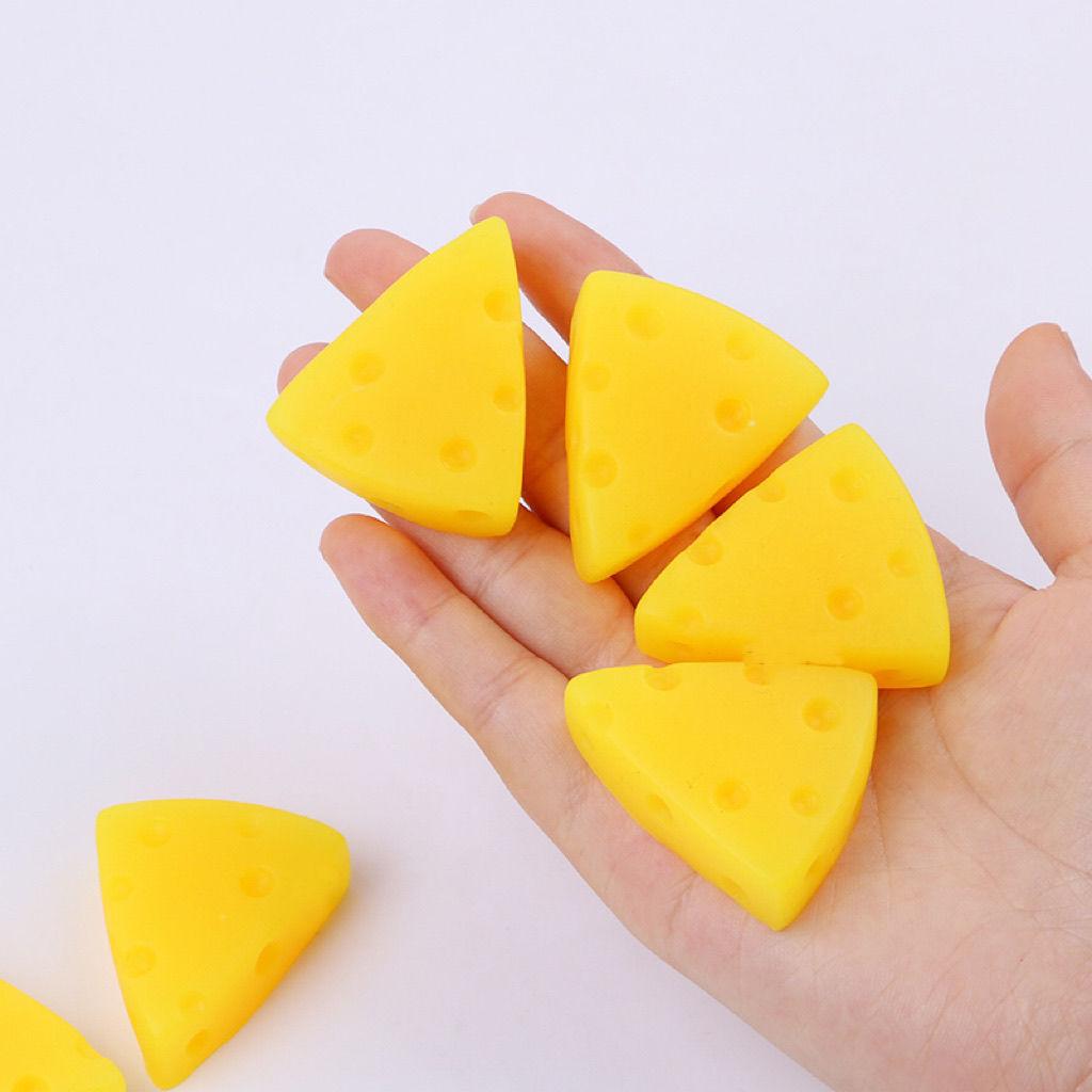 Милый Новый Прозрачный Кубик Сыр Мягкая Игрушка Моти Десерт Сжималка Вечеринка Для Сенсорного Сжатия Зажимание Шелковистая Игрушка Симуляция Игрушки Подарок