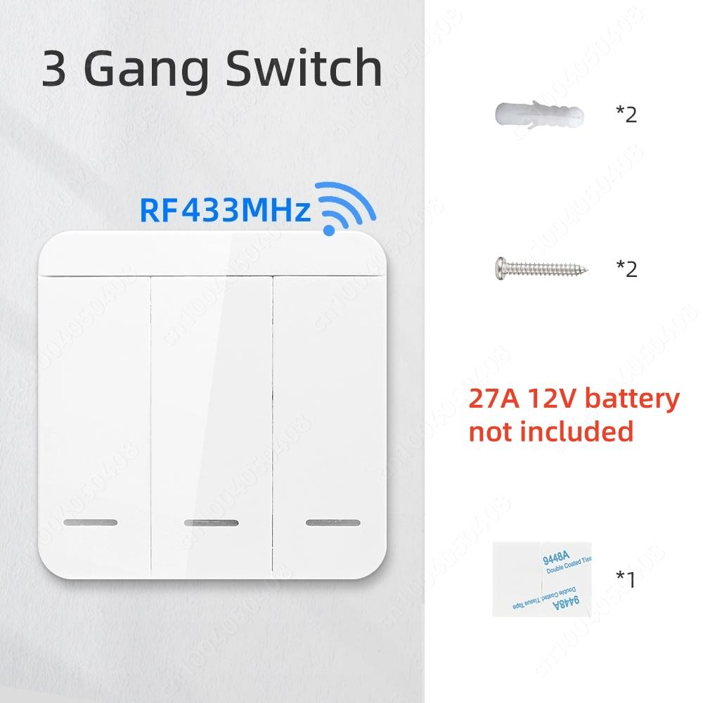 Tuya Умный дом WIFI Релейный модуль Переключатель Мини Свет RF433MHz Настенная панель Переключатель Беспроводное голосовое управление Таймер Google Home Alexa