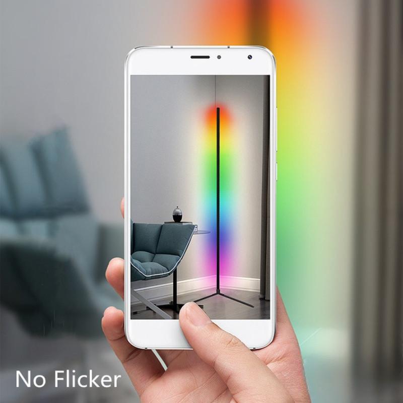 Smart RGB Corner Floor Lamp 5V USB Music Sync Atmosphere Light 180CM Multi-Color Gradient Stand Lighting Lamp