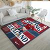 Haaland Customize Text Floor Mat Design For Decorate Room Game Room Kitchen Foyer Antislip Rug Decorate Offices Perfect Gift For Womenmen