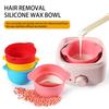 Silicone Wax Warmer Liner with Handle Non-stick Wax Pot Bowl Hair Removal Wax Melt Heater Heating Machine Container Replacement