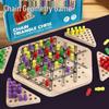 Деревянная треугольная игра в цепные шахматы: Игрушка для логики и взаимодействия родитель-ребенок