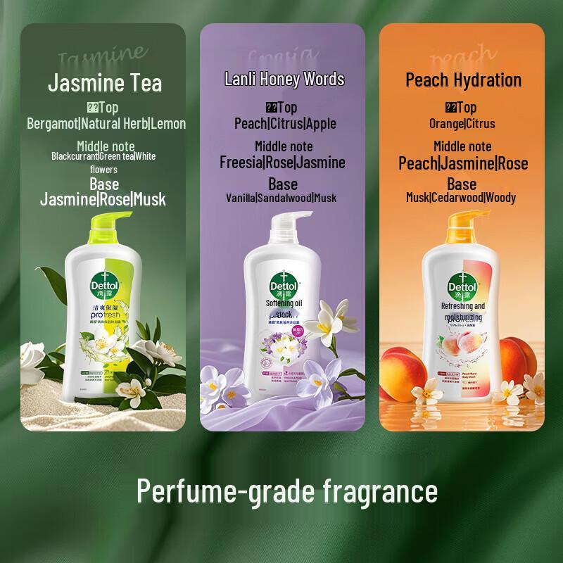 Dettol Shower Gel Jasmine Green Tea Scent