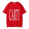 Rapper Playboi Carti T Shirt Big Font V As Seen on Carti Print Graphic T-shirt Unisex Hip Hop 100% Cotton Oversized Tees Streetwear