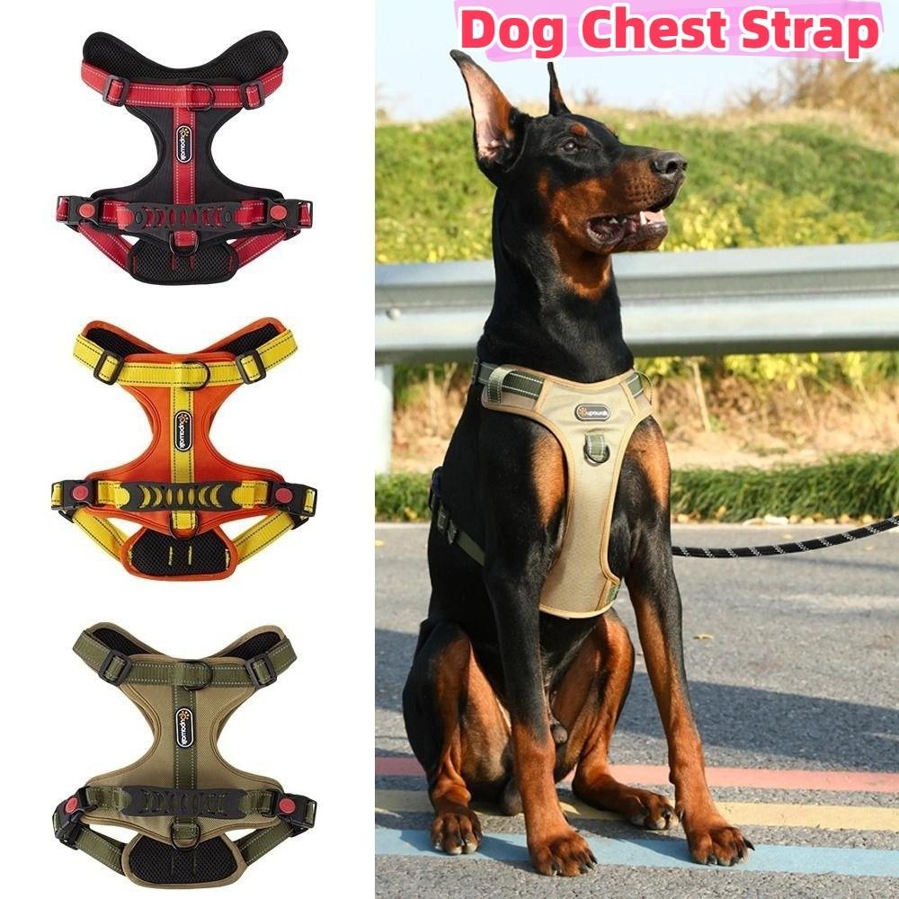 Adjustable Vest Type Dog Harness Reflective No-Pull Chest Strap Dog Chest Strap Training Use