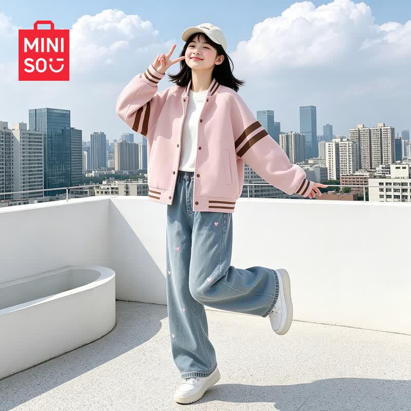 MINISO Стильный повседневный комплект из двух предметов для девочек